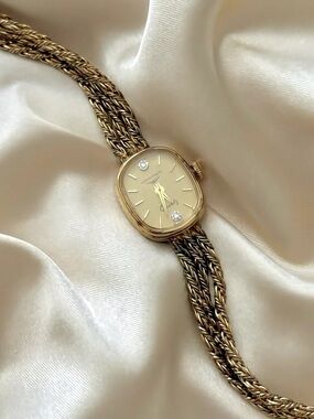 AUTHENTIC RARE VINTAGE LONGINES DAINTY GOLD WATCH